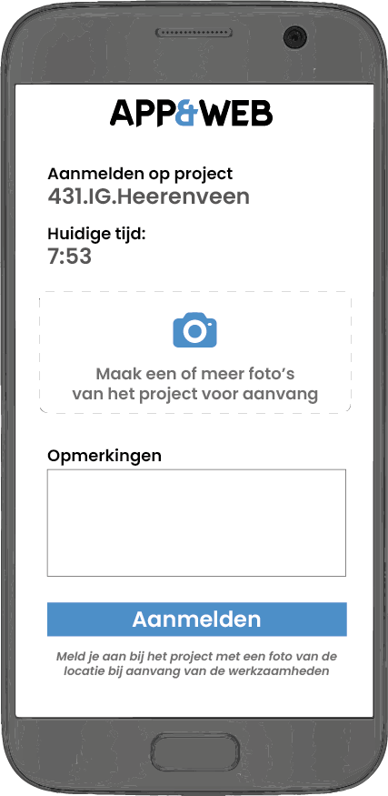 hoofdmenu app