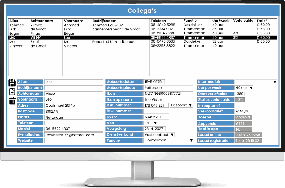 collega backoffice