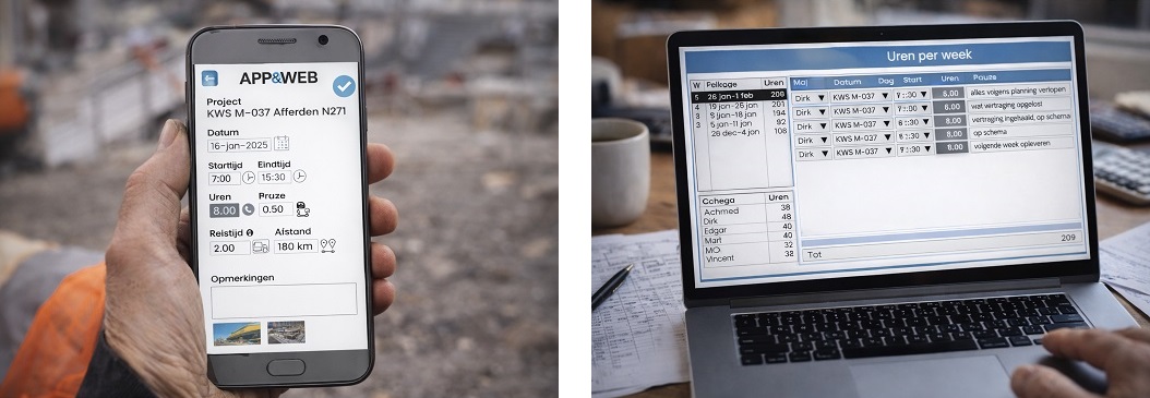 Aannemerapp installeren en direct gebruiken